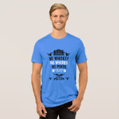  pokerspeler Tri-Blend shirt (Voorkant volledig)