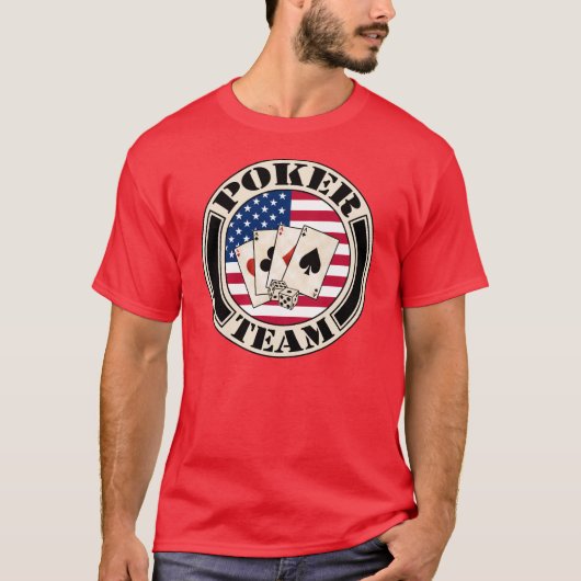 pokerteam t-shirt (Voorkant)