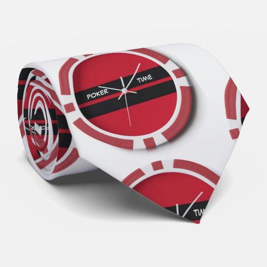 Pokertijd  stropdas (Opgerold)