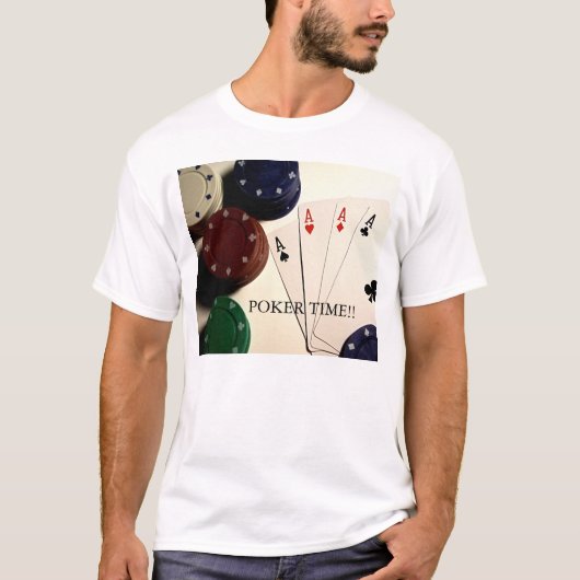 Pokertijd! T-shirt (Voorkant)