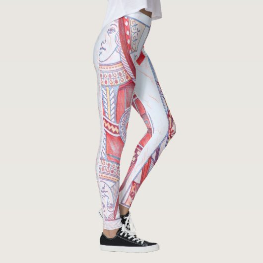 POKERVLAK LEGGINGS (Rechts)