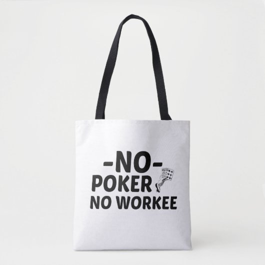 POKERWERK TOTE BAG (Voorkant)