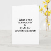 Pokey Grappige Ontwerp van Hokey Kaart (Gele Bloem)