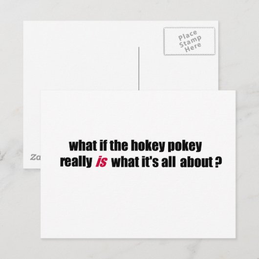 Pokey Hokey Briefkaart (Voorkant / Achterkant)