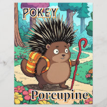 Pokey Stekelvarken | Mooie Cartoon Kinderkamer Ku
