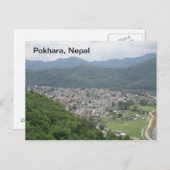 Pokhara, Nepal Briefkaart (Voorkant / Achterkant)