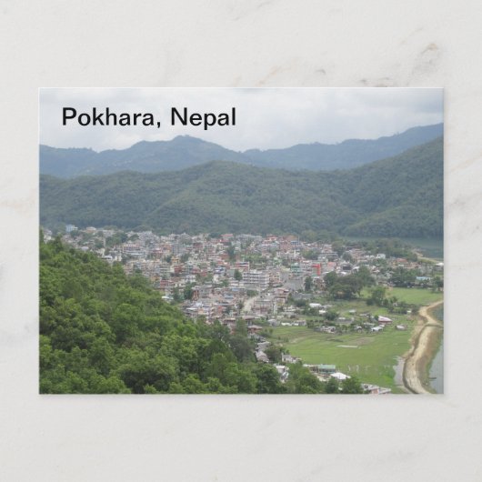 Pokhara, Nepal Briefkaart (Voorkant)