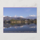 Pokhara Nepal Briefkaart (Voorkant)