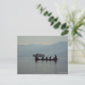 Pokhara Phewa Lake Boating Briefkaart (Staand voorkant)