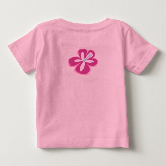 Pokii Flower Baby T - shirts (Achterkant)