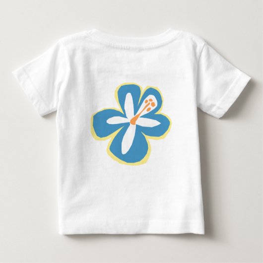 Pokii Flower Baby T - shirts (Achterkant)