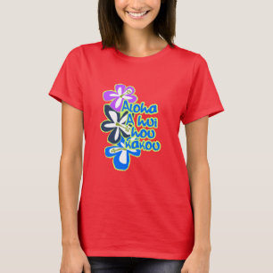 Pokii Flower Gals T - shirts