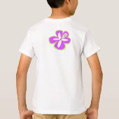 Pokii Flower Meisjes T - shirts (Achterkant)
