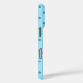 Pokii Hawaiian Aloha Hibiscus Polka Dot Turq Case-Mate iPhone Case (Achterkant / Rechts)