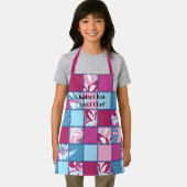 Pokii Hawaiian Floral en Dot Patchwork Pink Schort (Insitu)