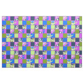 Pokii Hawaiian Floral en Dot Patchwork Stof (Yard (91,4 cm))