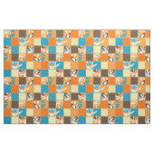 Pokii Hawaiian Floral en Dot Patchwork Stof (Yard (91,4 cm))
