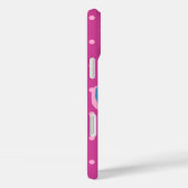 Pokii Hawaiian snijdt Hibiscus Polka Dot Pink Case-Mate iPhone Case (Achterkant / Rechts)