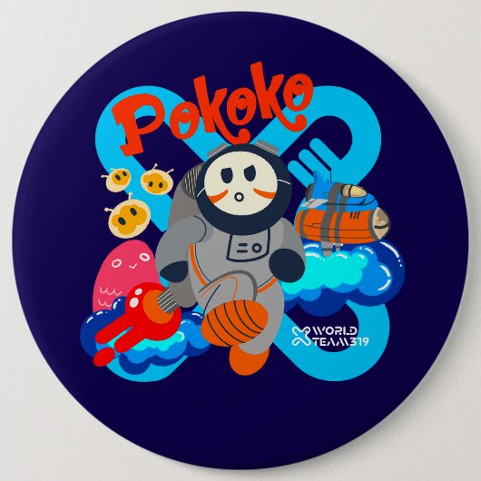 Pokoko Button (Voorkant)