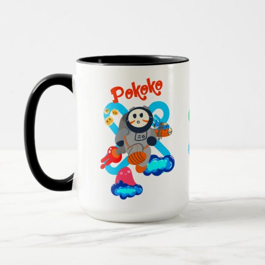Pokoko koffiekop mok (Links)