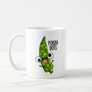 Pokra Stippen Funny Okra Pun Koffiemok