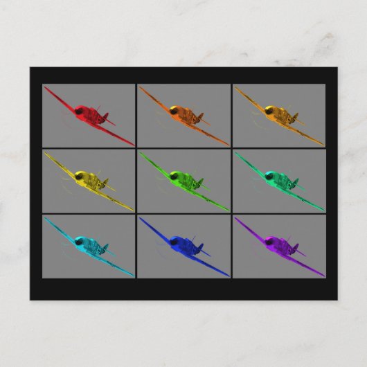 Pokryshkin's nachtmerrie briefkaart (Voorkant)