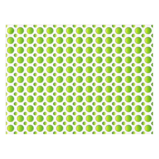 Pokstipgroen element tafelkleed (Voorkant (Horizontaal))