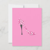 Poky Dot High Hiel Notitiekaartje (Voorkant)