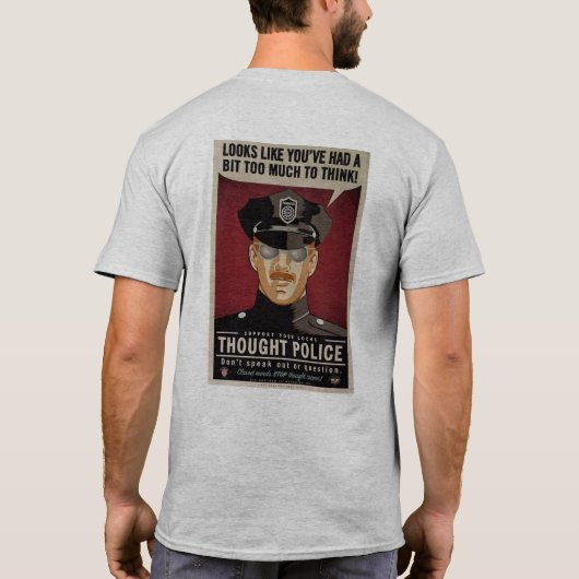 /pol/Niets is verder dan ons bereik - Gedachte pol T-shirt (Achterkant)