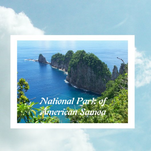 Pola Islands, American Samoa National Park Briefkaart