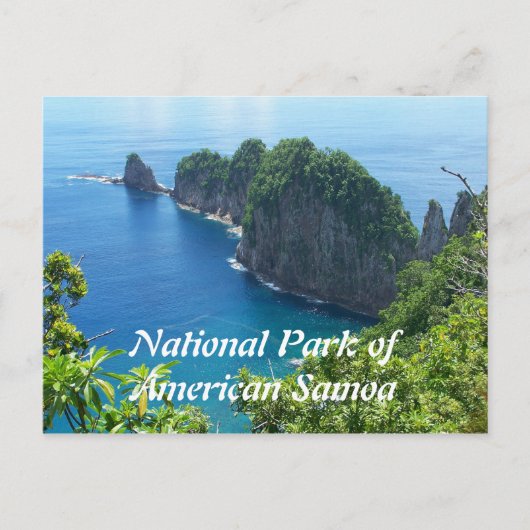 Pola Islands, American Samoa National Park Briefkaart (Voorkant)