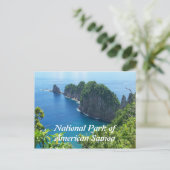 Pola Islands, American Samoa National Park Briefkaart (Staand voorkant)