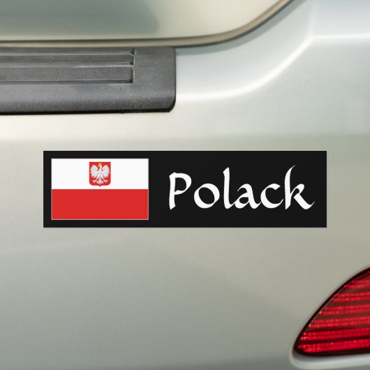 Polack Bumpersticker (Op auto)