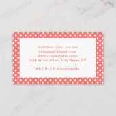  poladots bakkerij en zweet visitekaartje (Achterkant)