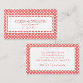  poladots bakkerij en zweet visitekaartje (Voorkant / Achterkant)