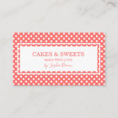  poladots bakkerij en zweet visitekaartje (Voorkant)