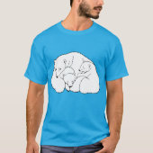 Polair Beer Art T-shirt Plus Grootte Beer Shirten (Voorkant)