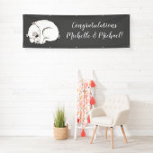 Polair Beer Baby shower Wintergrijs Genderneutraal Spandoek (Insitu)