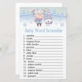 polair beer Baby word scramble game (Voorkant / Achterkant)