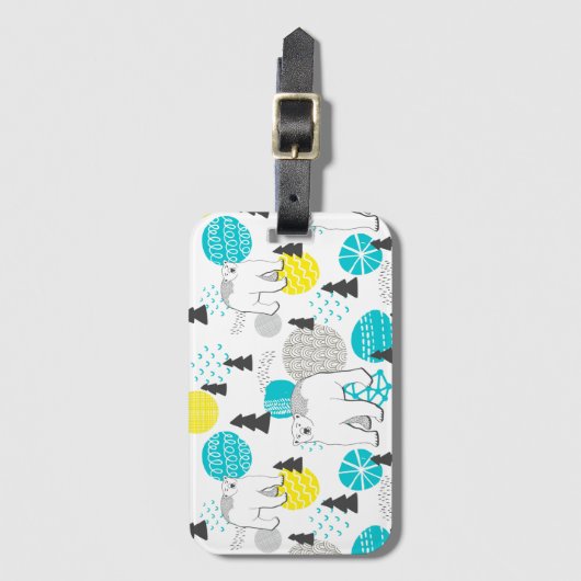 Polair beer bagagelabel (Voorkant (verticaal))