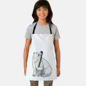 Polair beer bij Hockey met Hockey-stick Schort (Insitu)