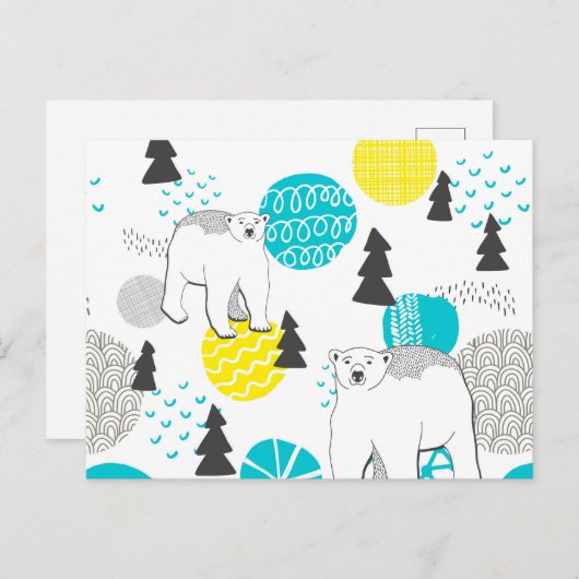 Polair beer briefkaart (Voorkant / Achterkant)