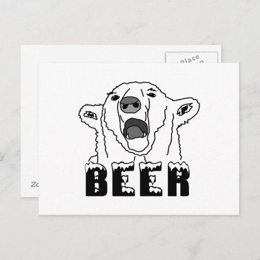 Polair Beer Briefkaart (Voorkant / Achterkant)