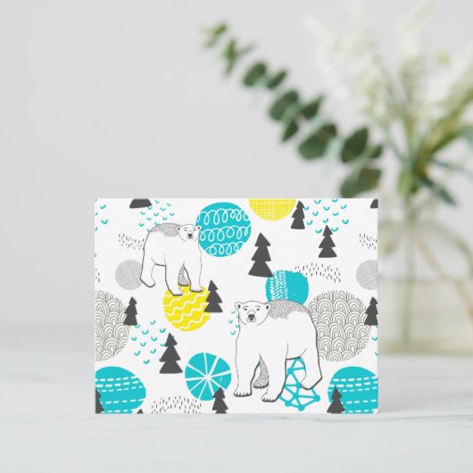 Polair beer briefkaart (Staand voorkant)