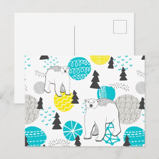 Polair beer briefkaart (Voorkant / Achterkant)