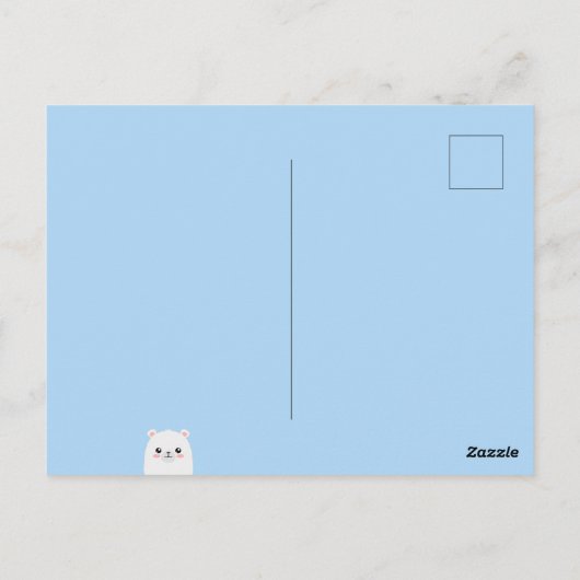 Polair beer briefkaart (Achterkant)