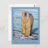 Polair Beer Briefkaart Polar Beer Art Briefkaarten (Voorkant / Achterkant)