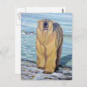 Polair Beer Briefkaart Polar Beer Art Briefkaarten (Voorkant / Achterkant)