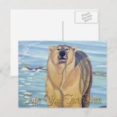 Polair Beer Briefkaart Polar Beer Art Briefkaarten (Voorkant / Achterkant)