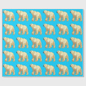 polair beer cadeaupapier (Vlak)